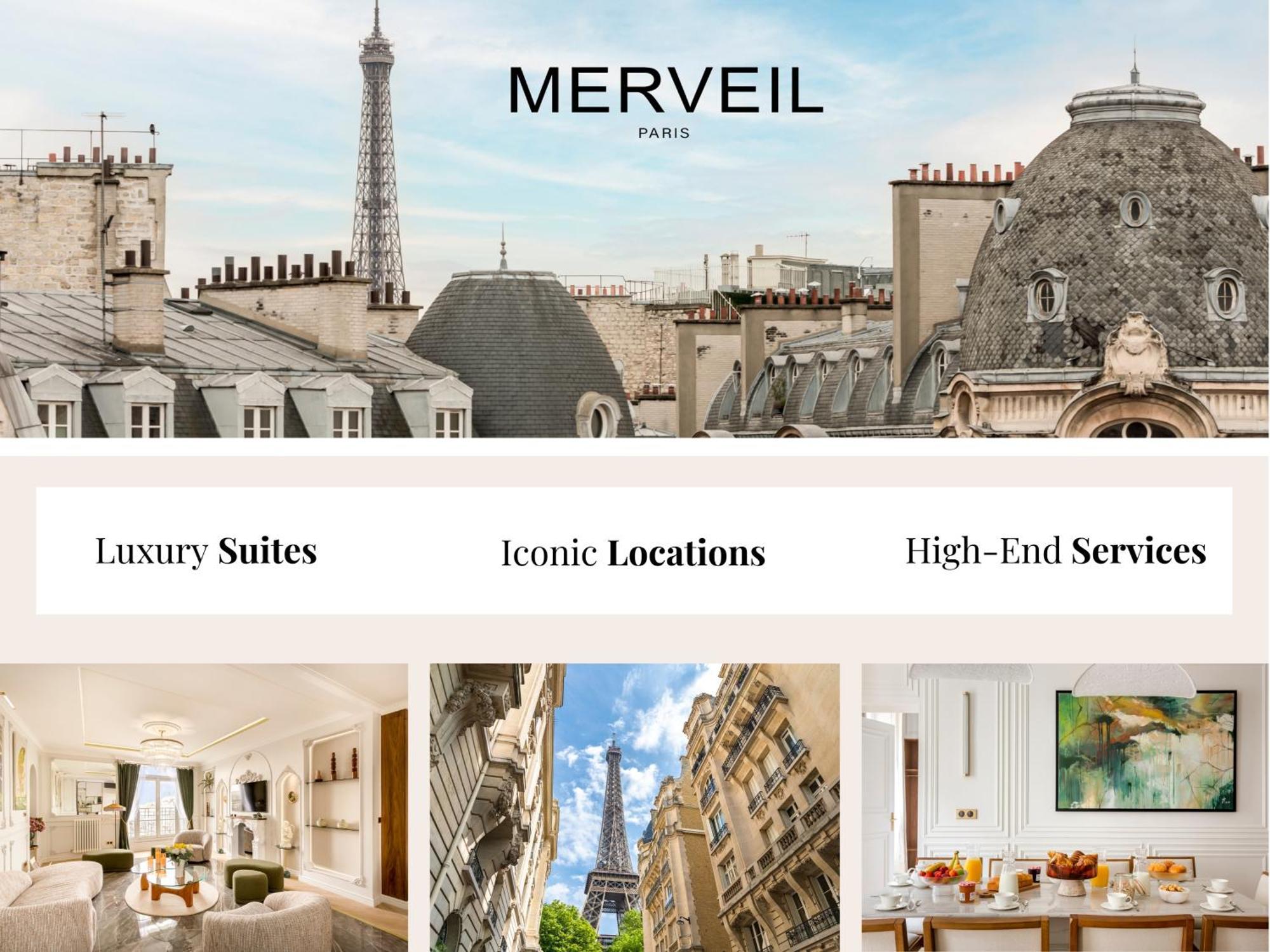 Appartement Merveil Cozy - Tilsitt - Eiffel Tower View Parijs